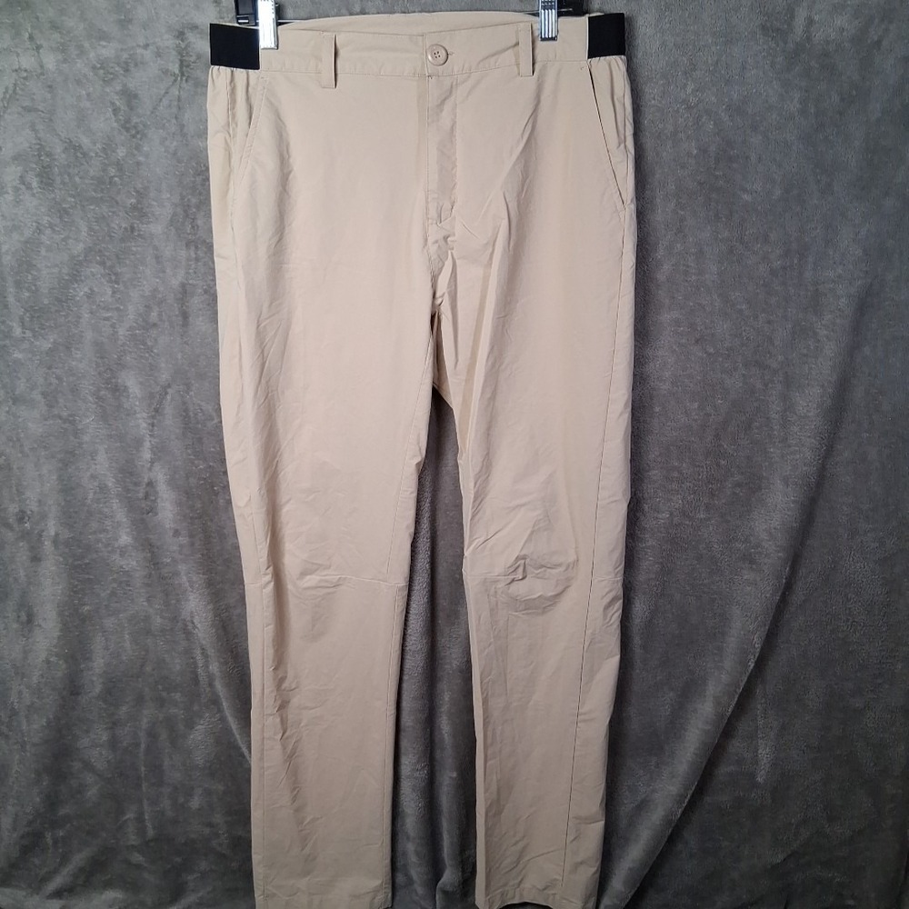 Outdoor Sports Pants Mens 34 Straight Fit Beige‎ Inseam 31 Comfort Waist Stretch